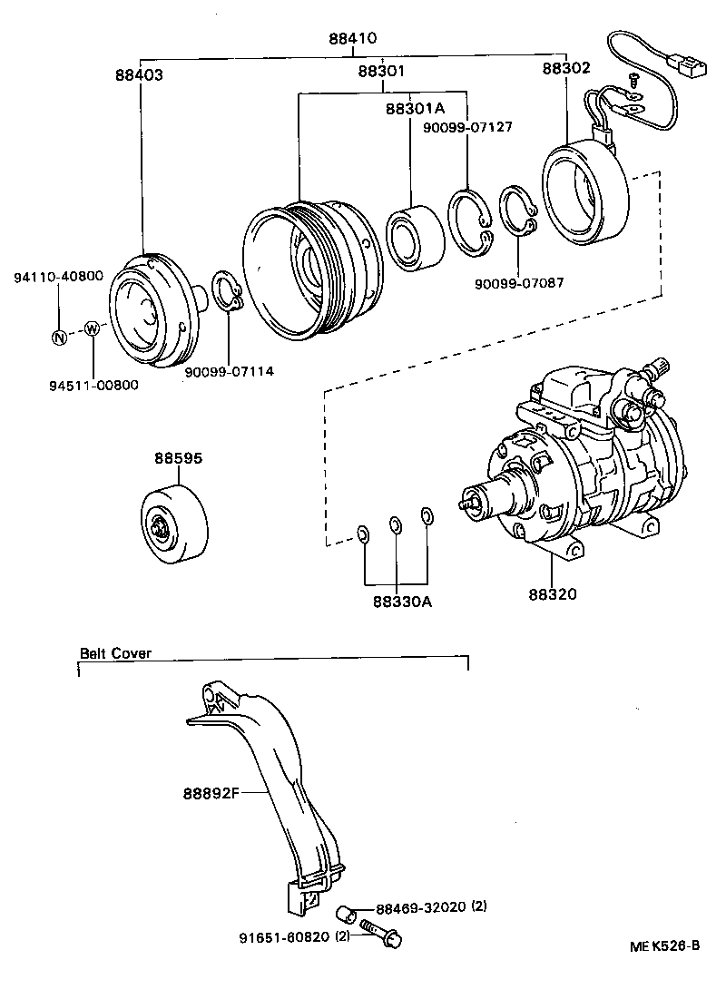  CARINA ED |  HEATING AIR CONDITIONING COMPRESSOR
