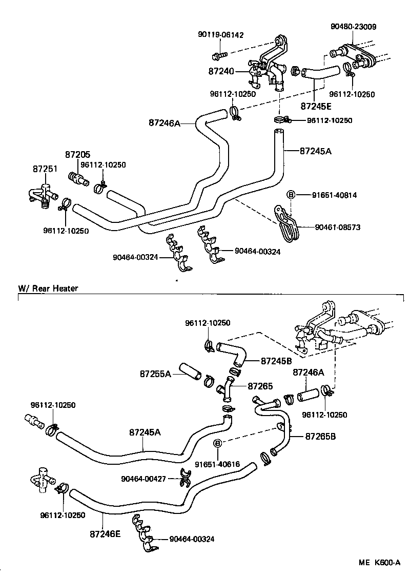  LAND CRUISER S T H T |  HEATING AIR CONDITIONING WATER PIPING