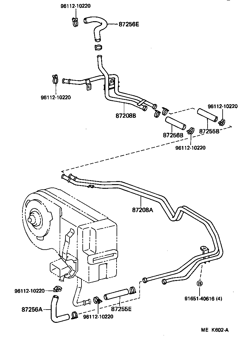  LAND CRUISER S T H T |  HEATING AIR CONDITIONING WATER PIPING