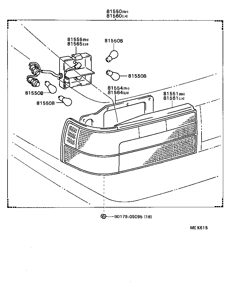  SOARER |  REAR COMBINATION LAMP