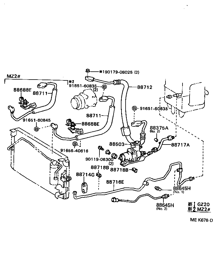  SOARER |  HEATING AIR CONDITIONING COOLER PIPING