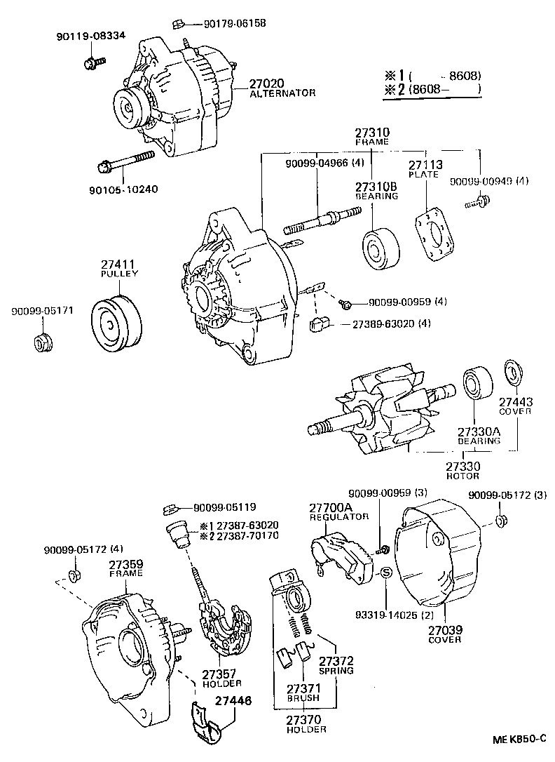  DYNA TOYOACE QUICK |  ALTERNATOR