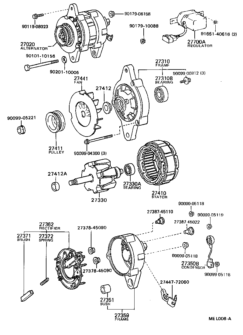  DYNA TOYOACE |  ALTERNATOR