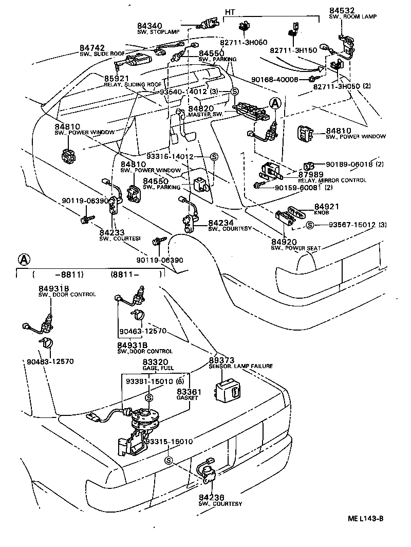  CAMRY VISTA |  SWITCH RELAY COMPUTER