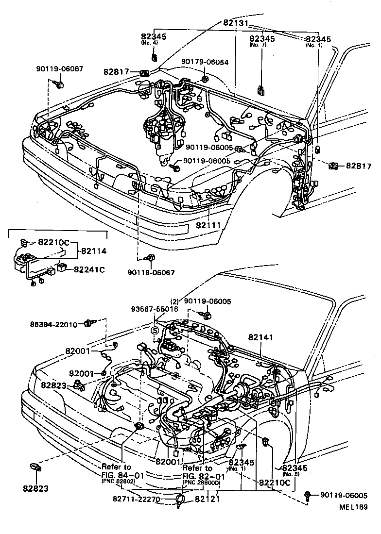  CAMRY VISTA |  WIRING CLAMP