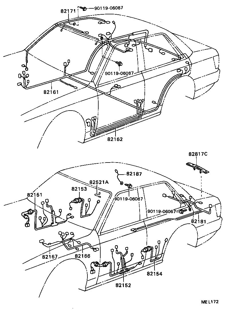  CAMRY VISTA |  WIRING CLAMP