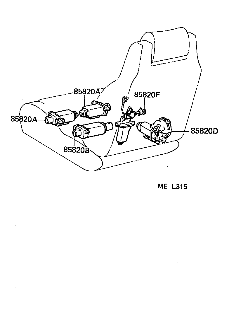  SUPRA |  SEAT MOTOR SEAT HEATER