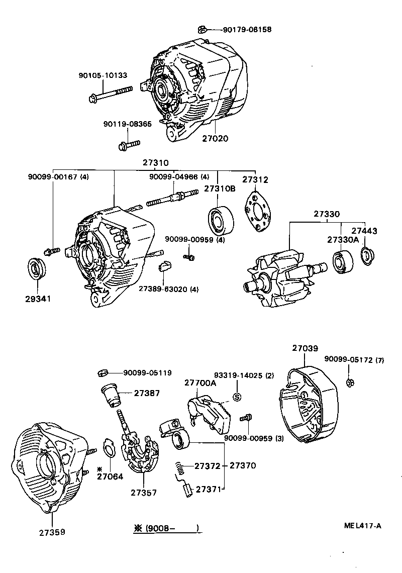  TOWN MASTERACE V WG |  ALTERNATOR