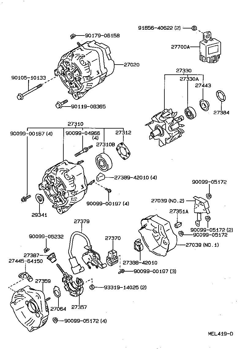  TOWN MASTERACE V WG |  ALTERNATOR