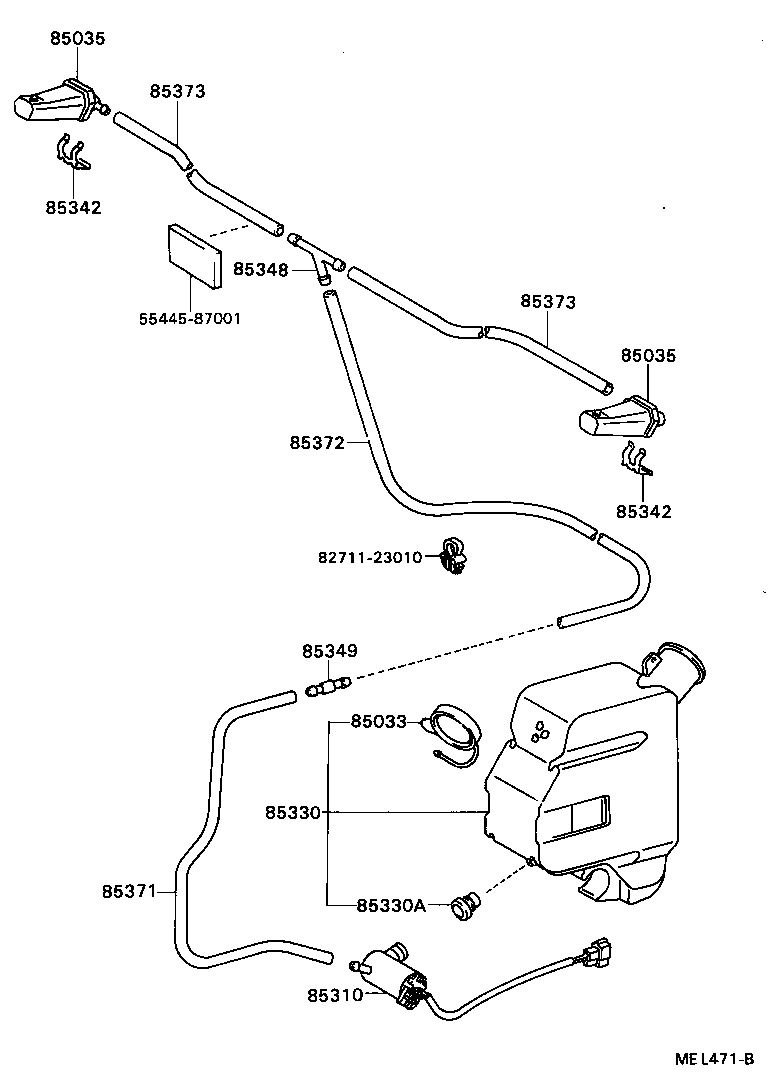  TOWN MASTERACE V WG |  WINDSHIELD WASHER