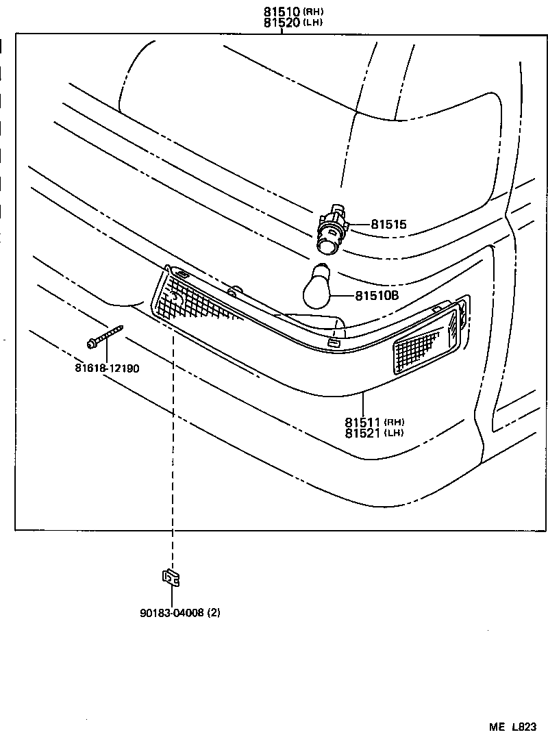  LITEACE VAN WAGON |  FRONT TURN SIGNAL LAMP