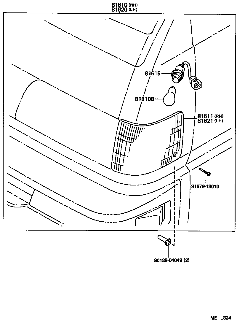 LITEACE VAN WAGON |  FRONT CLEARANCE LAMP