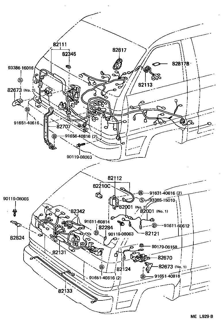  LITEACE VAN WAGON |  WIRING CLAMP