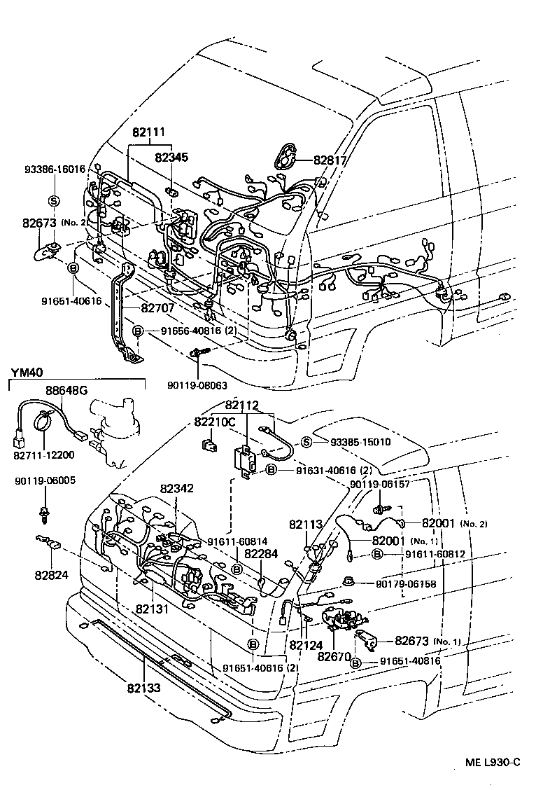  LITEACE VAN WAGON |  WIRING CLAMP