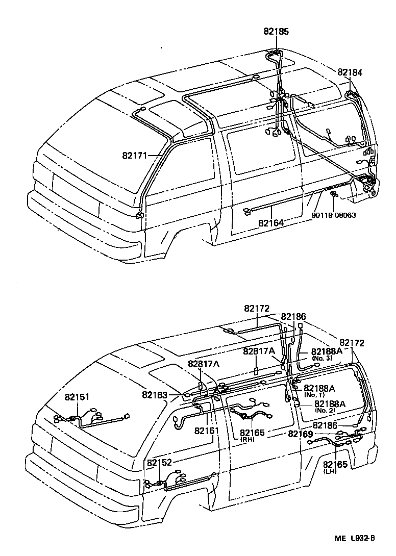  LITEACE VAN WAGON |  WIRING CLAMP