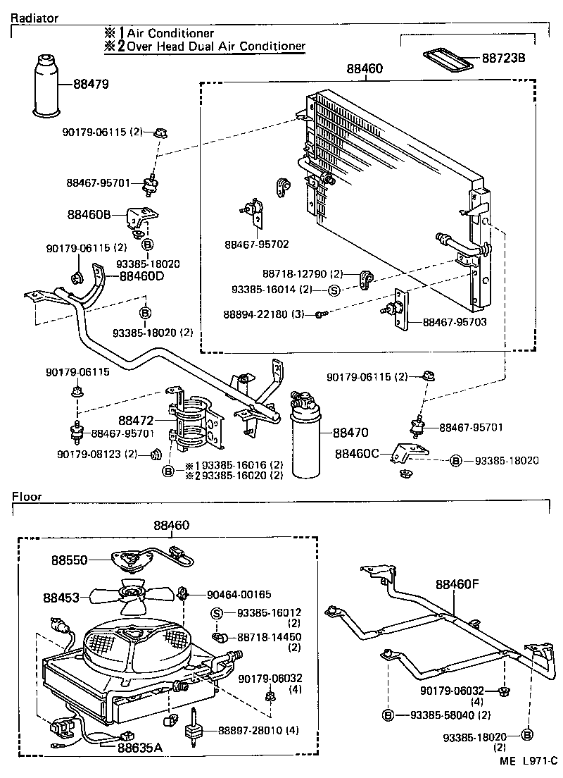  LITEACE VAN WAGON |  HEATING AIR CONDITIONING COOLER PIPING