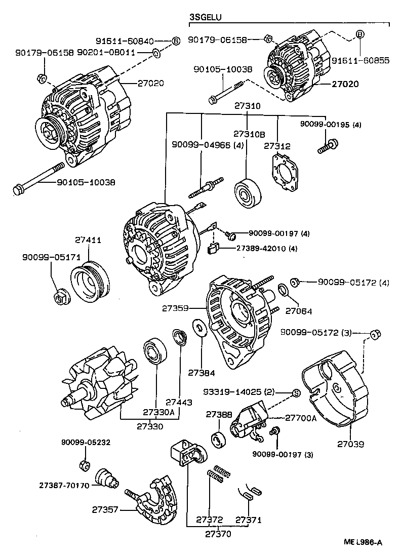  CARINA ED |  ALTERNATOR