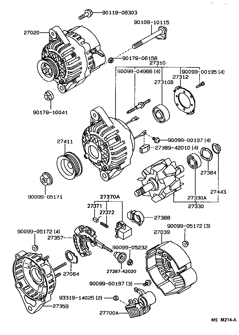  COROLLA |  ALTERNATOR