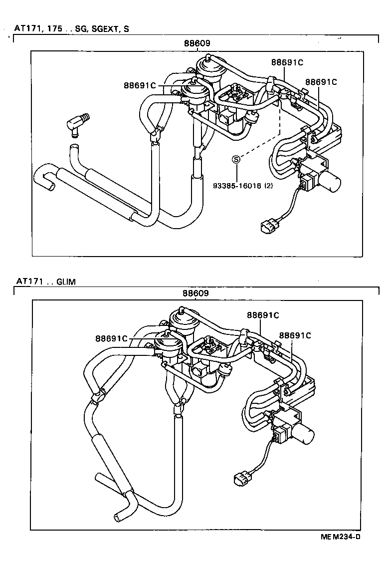  CARINA FF |  HEATING AIR CONDITIONING VACUUM PIPING