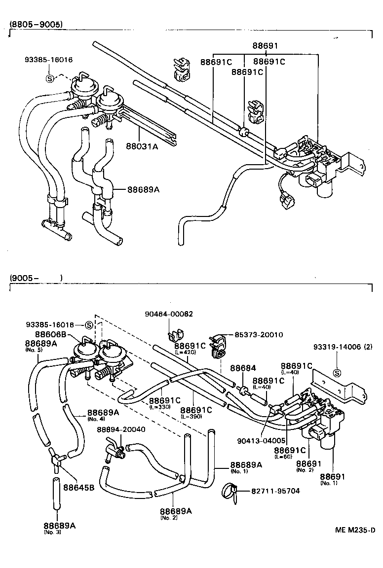  CARINA FF |  HEATING AIR CONDITIONING VACUUM PIPING