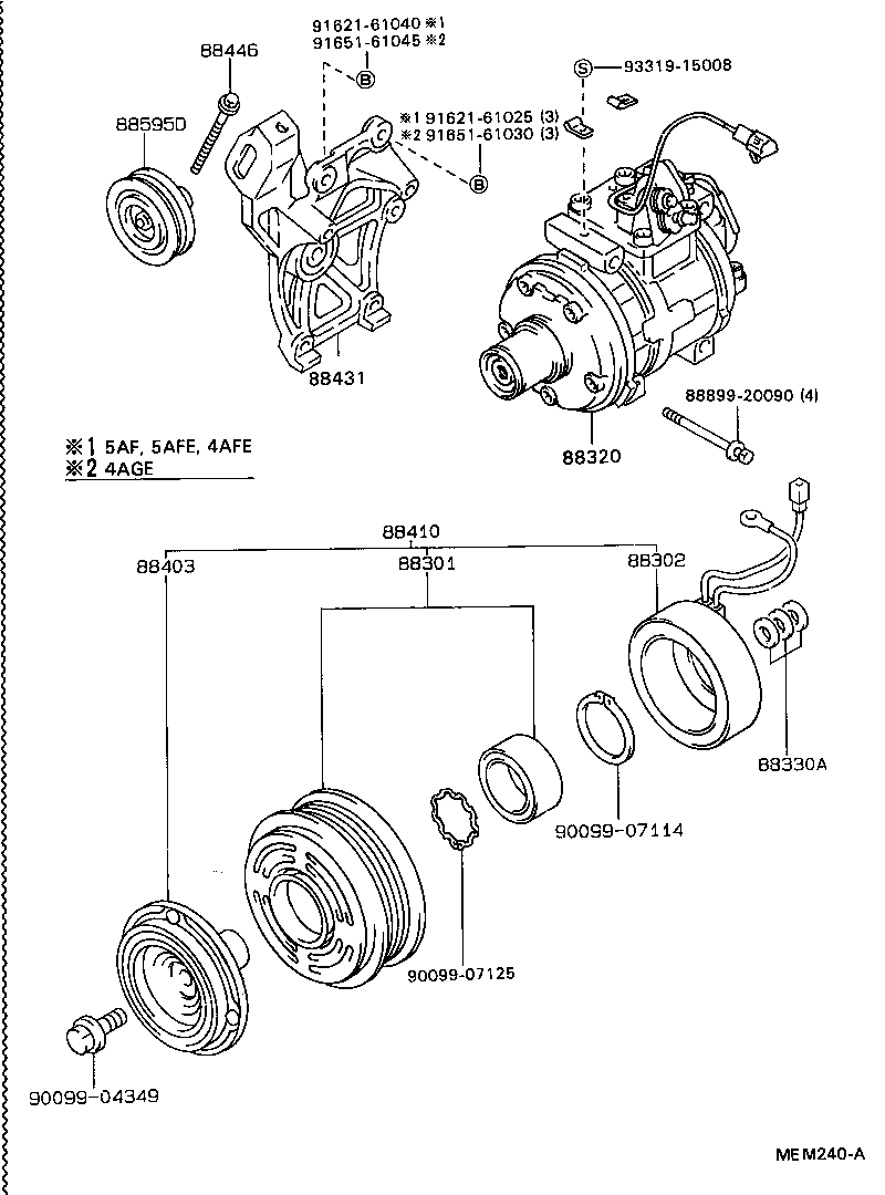  CARINA FF |  HEATING AIR CONDITIONING COMPRESSOR