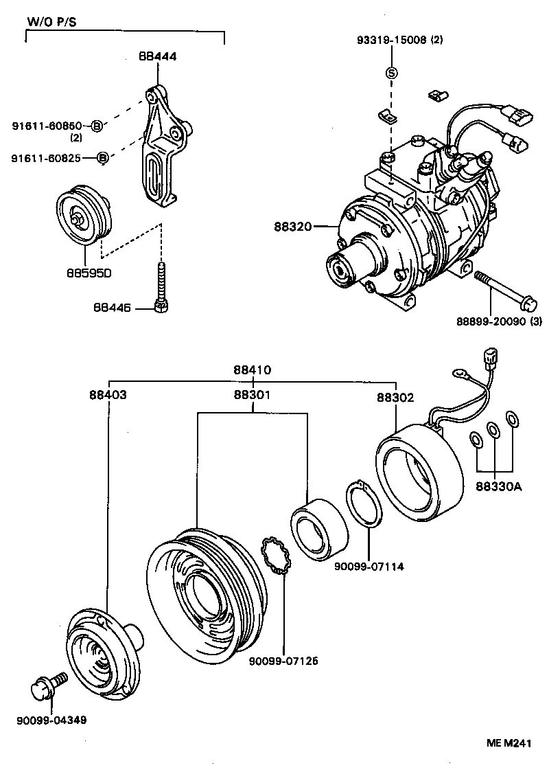  CARINA FF |  HEATING AIR CONDITIONING COMPRESSOR