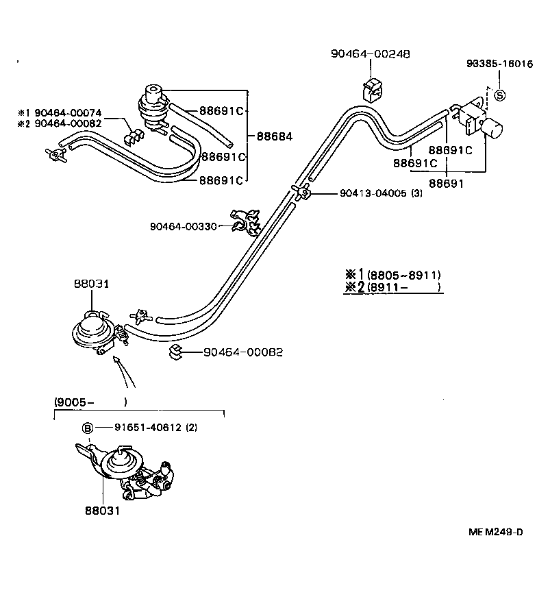  CARINA FF |  HEATING AIR CONDITIONING VACUUM PIPING