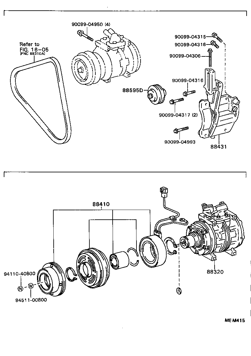  DYNA TOYOACE |  HEATING AIR CONDITIONING COMPRESSOR
