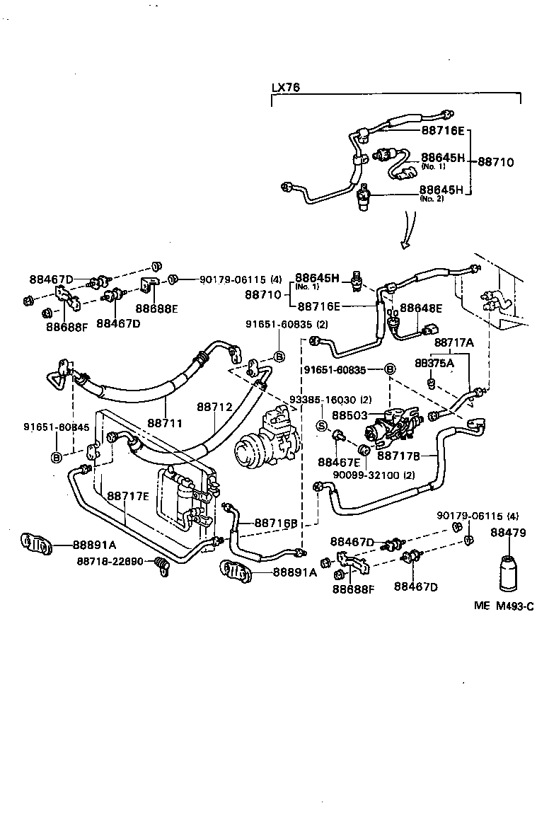  MARK 2 V WG |  HEATING AIR CONDITIONING COOLER PIPING