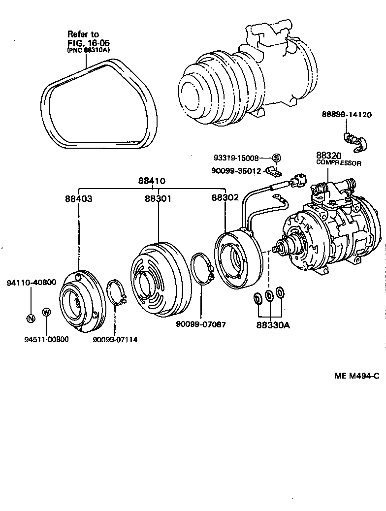  MARK 2 V WG |  HEATING AIR CONDITIONING COMPRESSOR