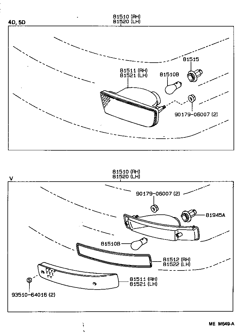  SPRINTER |  FRONT TURN SIGNAL LAMP