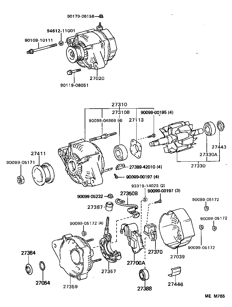  CAMRY VISTA |  ALTERNATOR