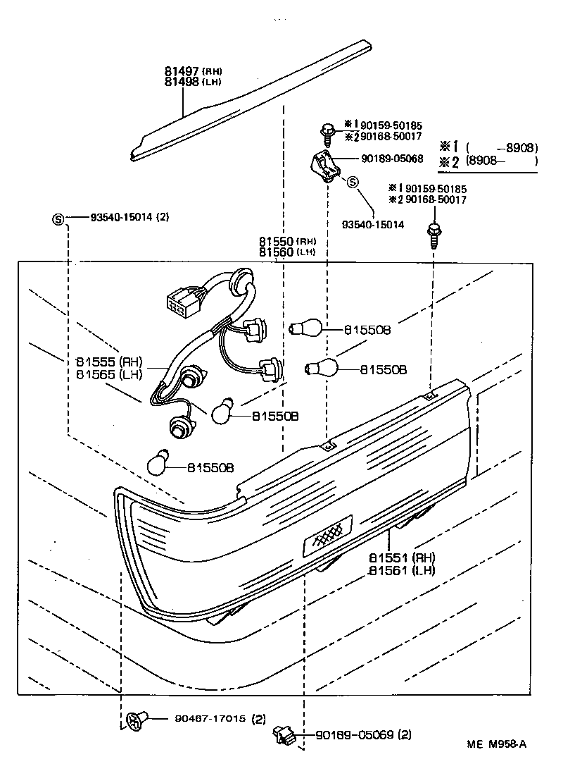  CROWN |  REAR COMBINATION LAMP