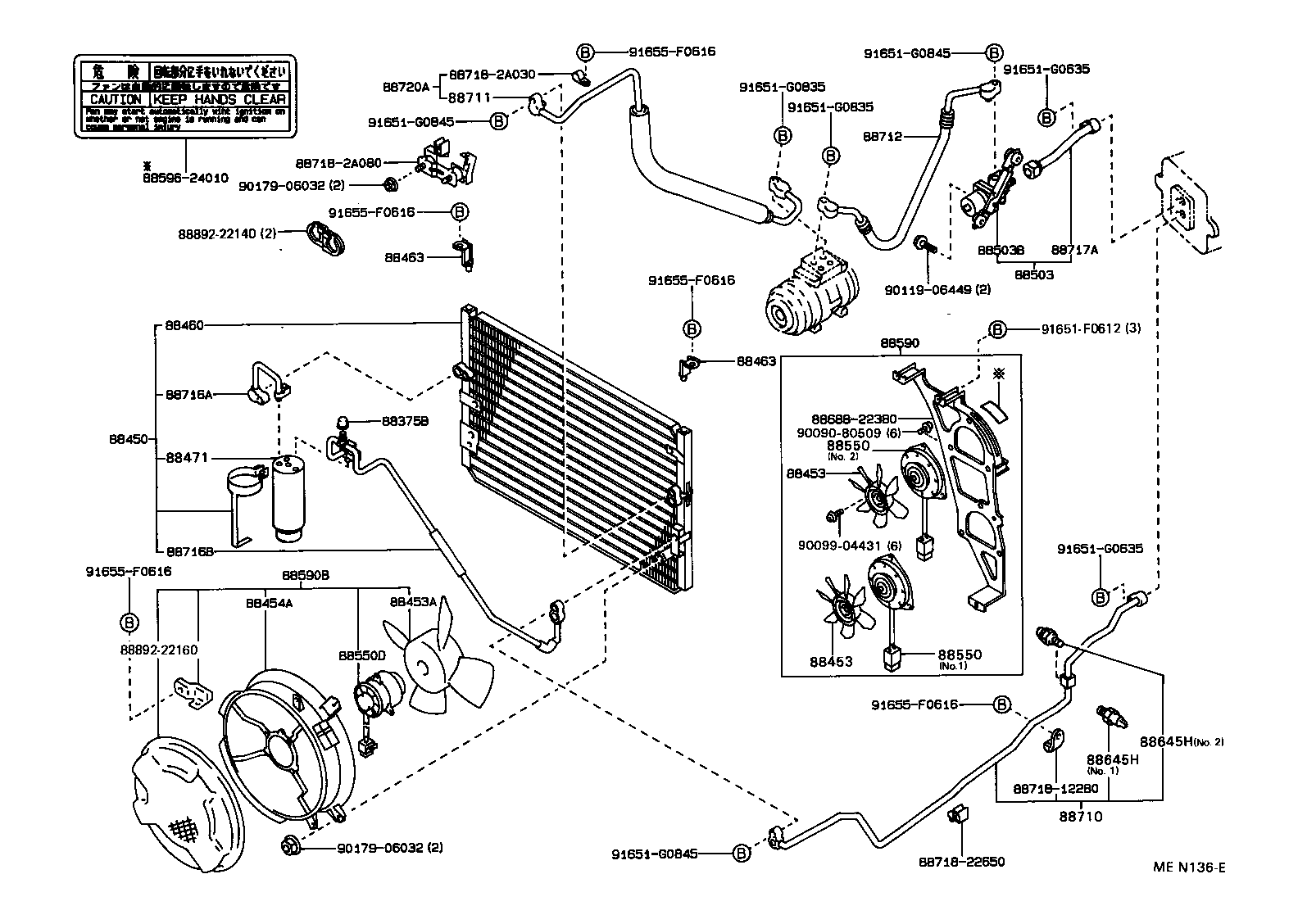  CHASER |  HEATING AIR CONDITIONING COOLER PIPING