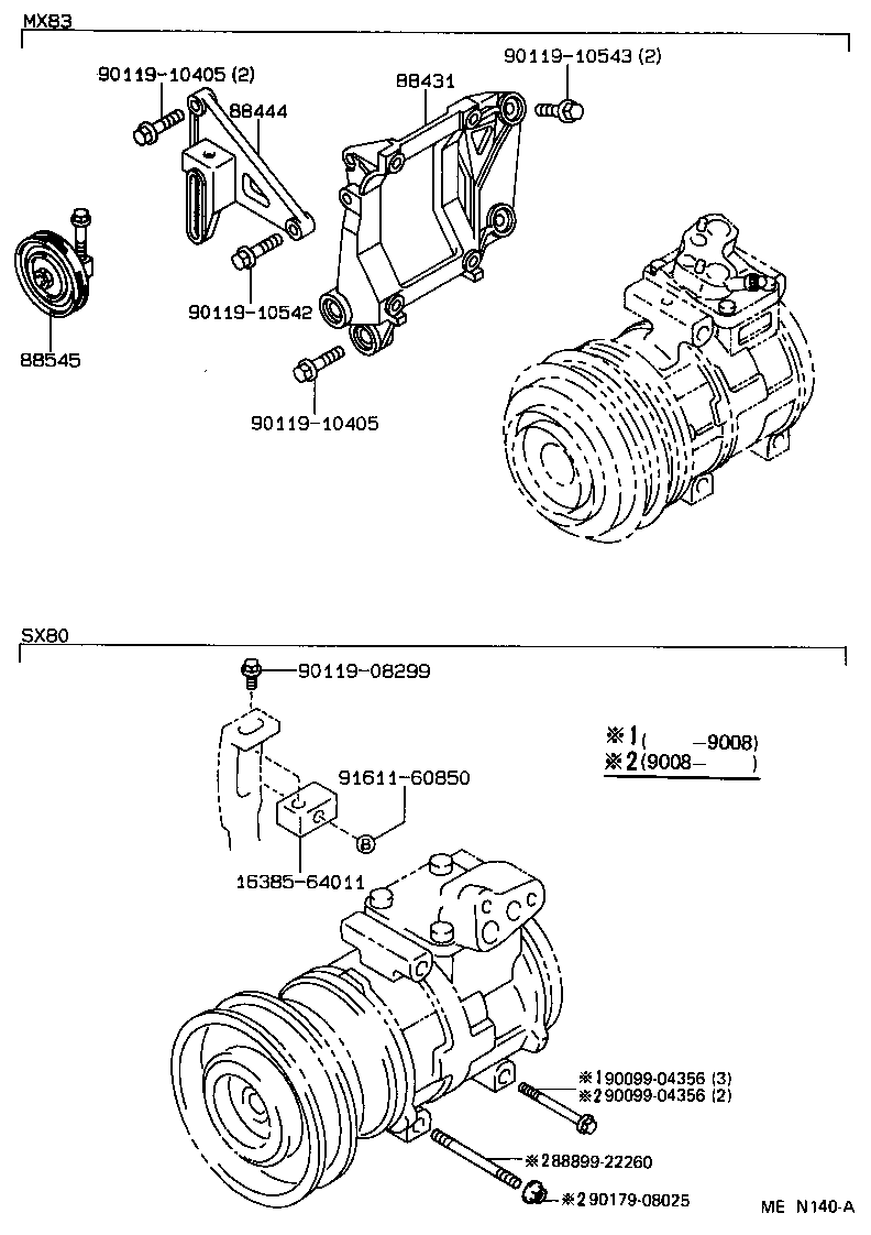  CHASER |  HEATING AIR CONDITIONING COMPRESSOR