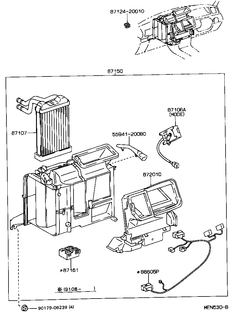  CARINA ED |  HEATING AIR CONDITIONING HEATER UNIT BLOWER