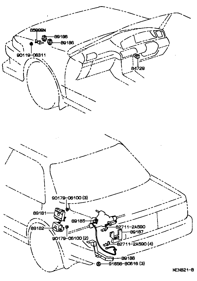  CARINA ED |  STEERING CONTROL SYSTEM