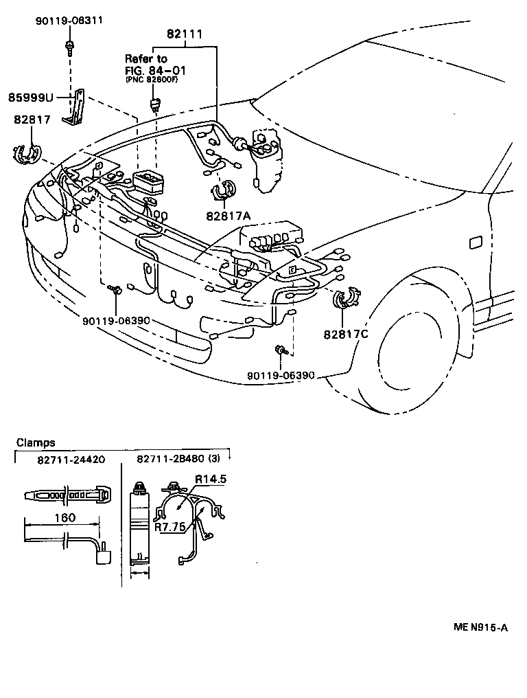  CELICA |  WIRING CLAMP
