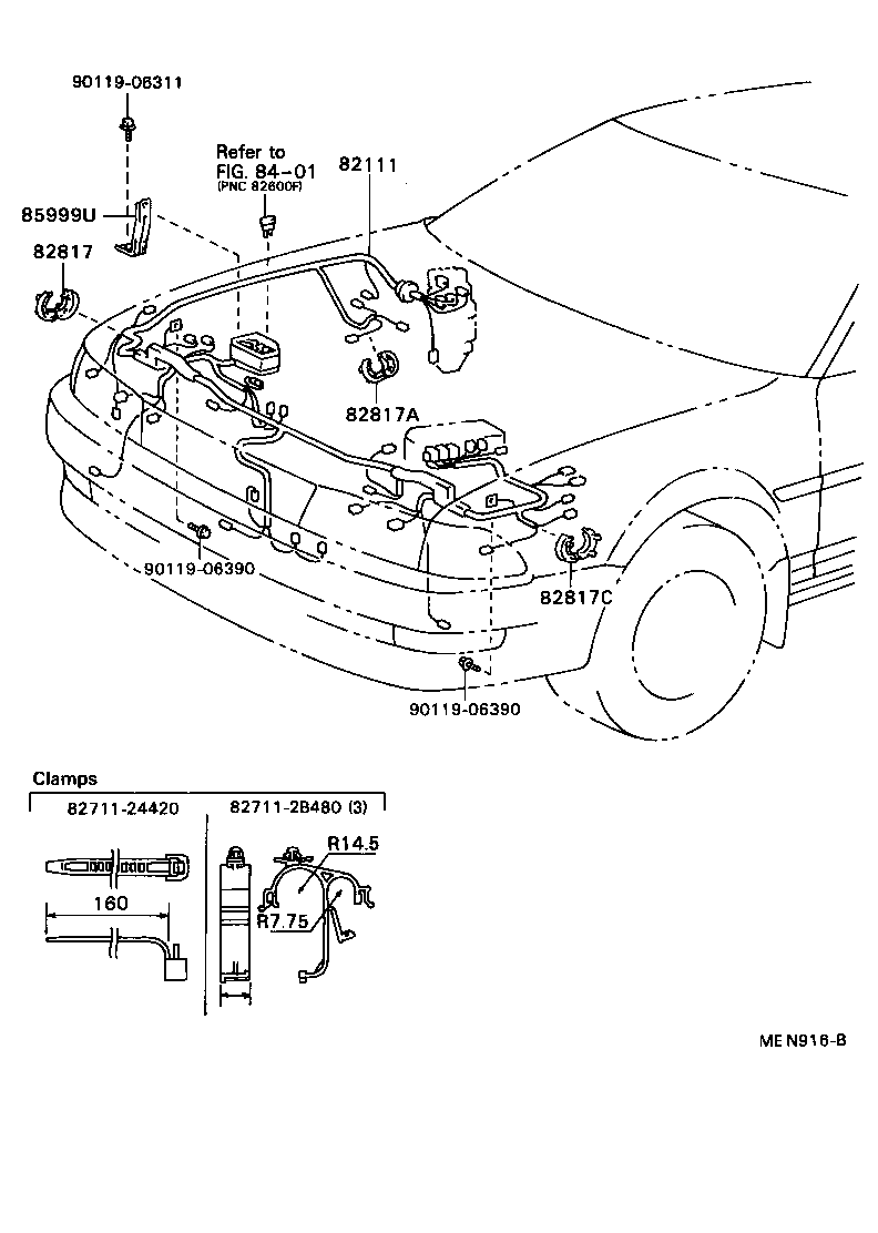  CARINA ED |  WIRING CLAMP
