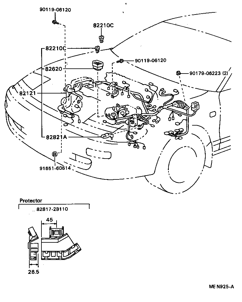  CELICA |  WIRING CLAMP