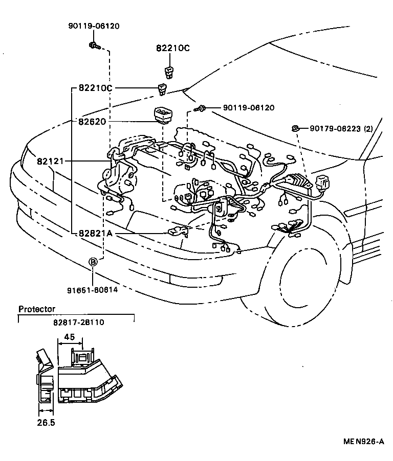  CARINA ED |  WIRING CLAMP