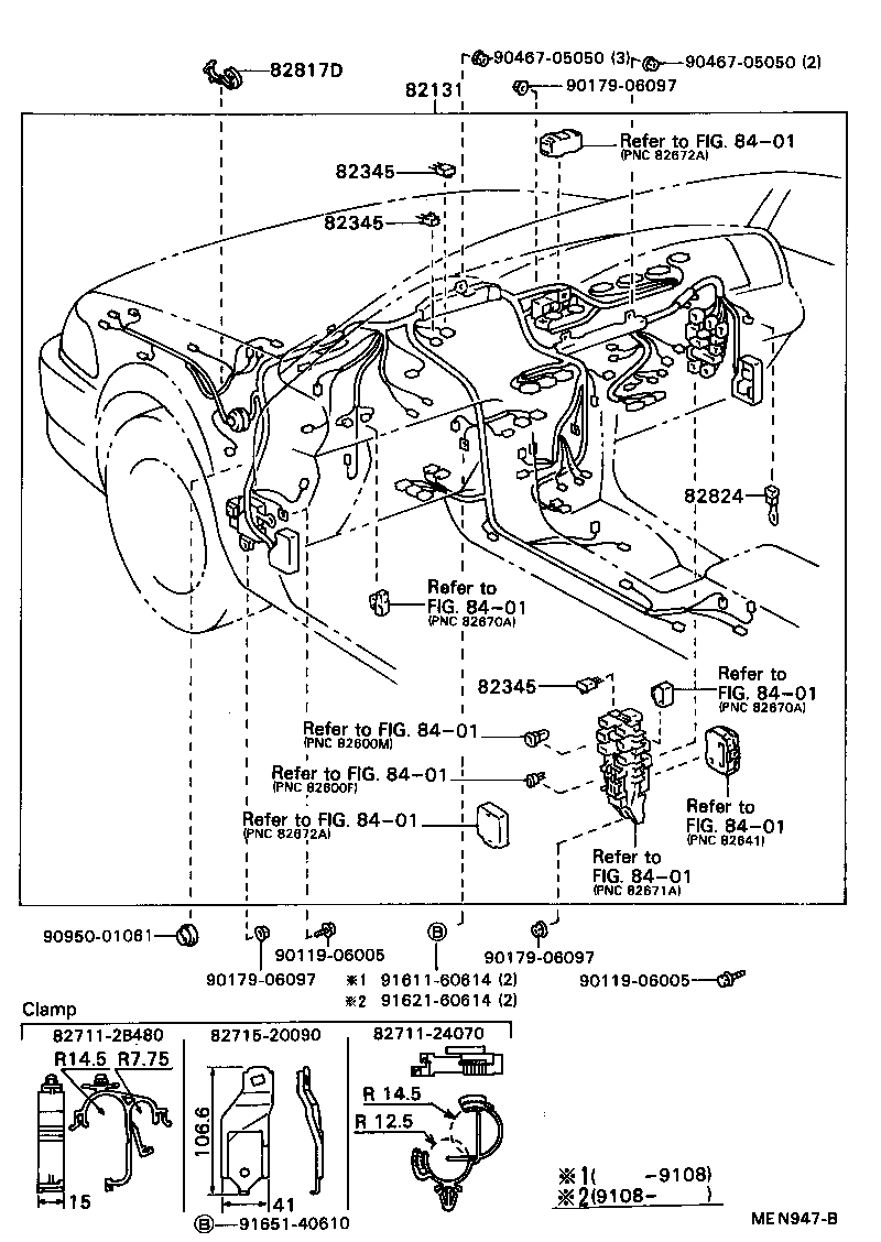  CARINA ED |  WIRING CLAMP