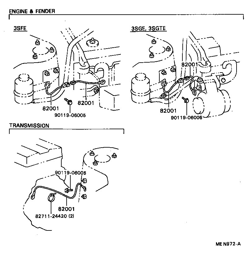  CELICA |  WIRING CLAMP