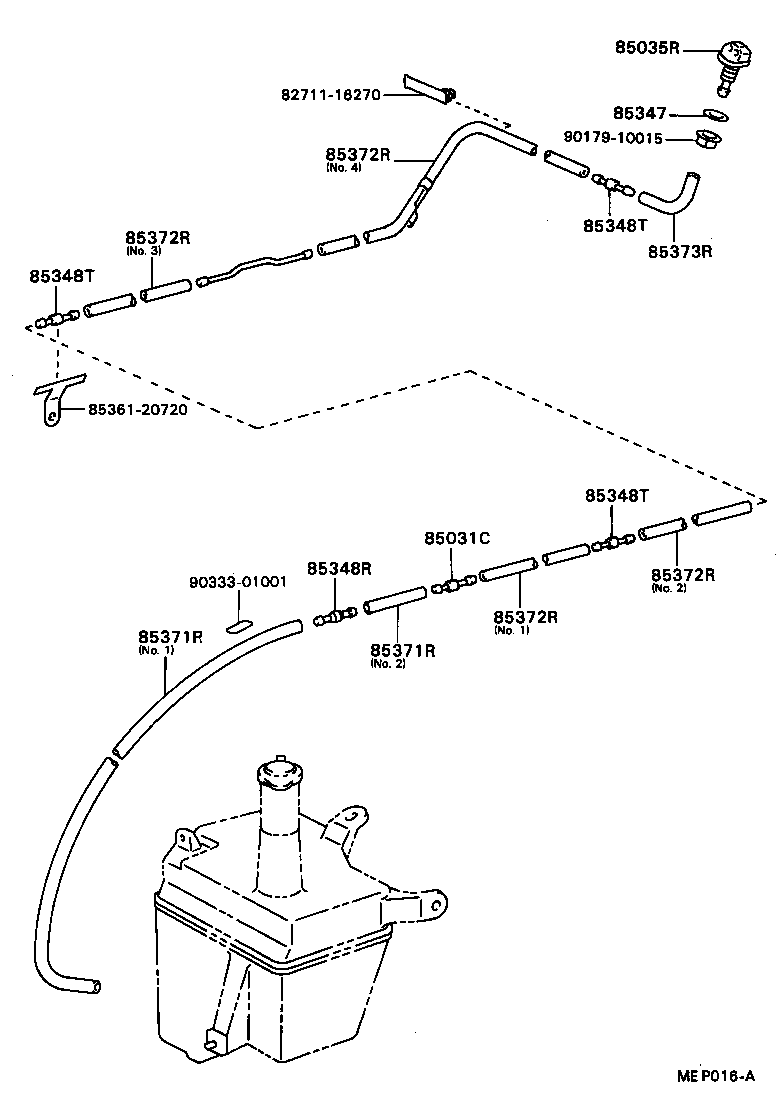  CARINA ED |  REAR WASHER