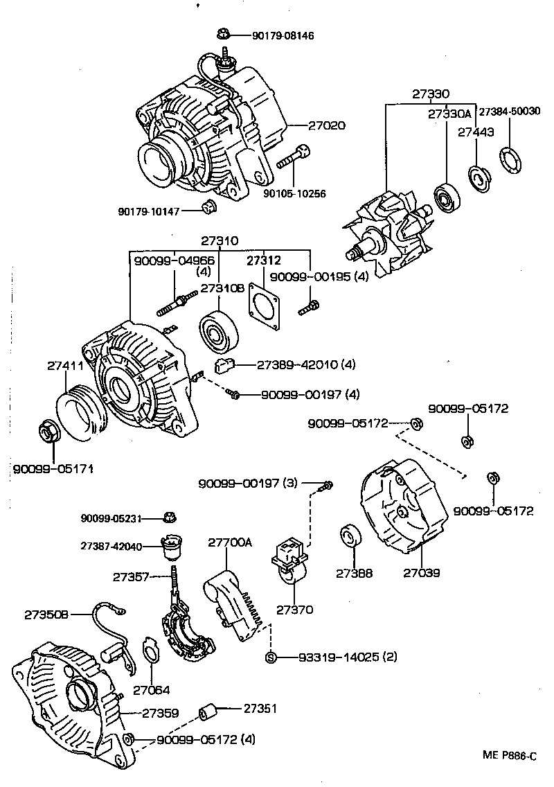  LAND CRUISER VAN |  ALTERNATOR