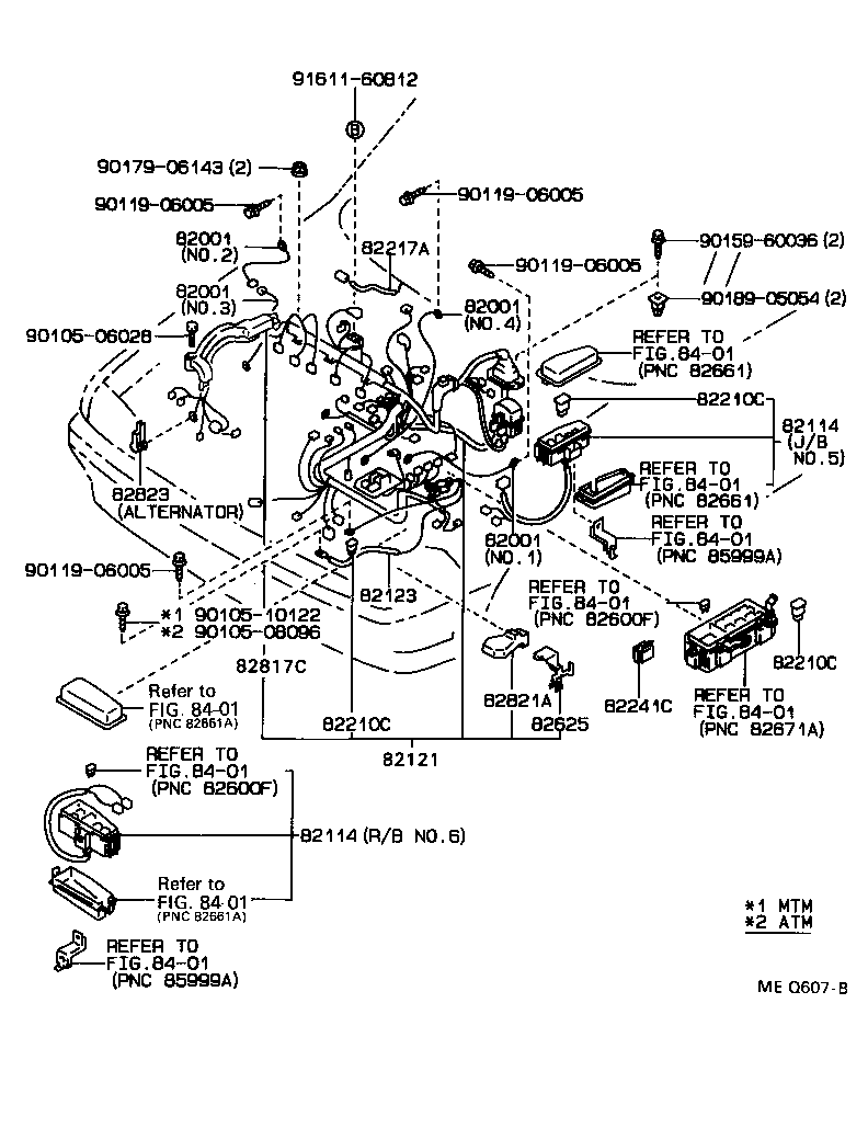 CARINA FF |  WIRING CLAMP