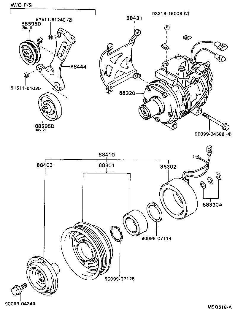  CARINA FF |  HEATING AIR CONDITIONING COMPRESSOR