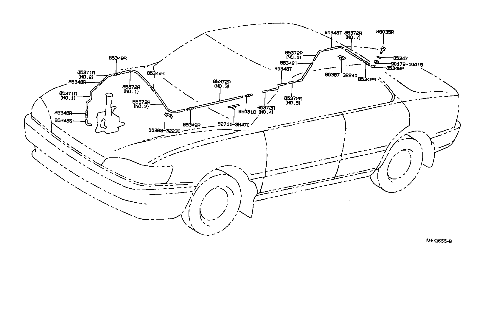  CAMRY VISTA |  REAR WASHER