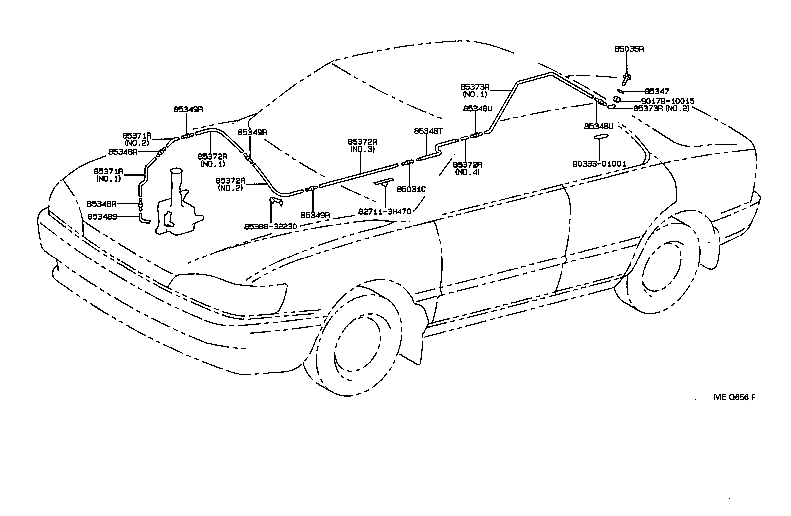  CAMRY VISTA |  REAR WASHER