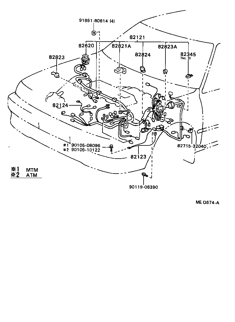  CAMRY VISTA |  WIRING CLAMP
